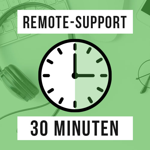 30 Minuten Fernwartung