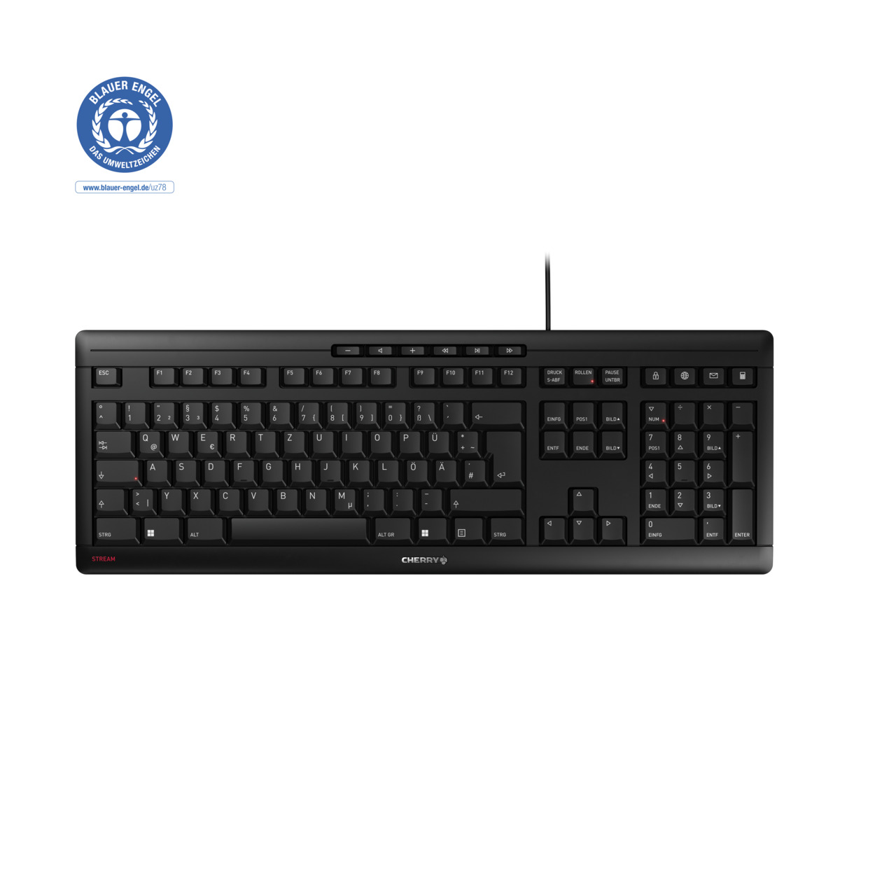 CHERRY STREAM KEYBOARD