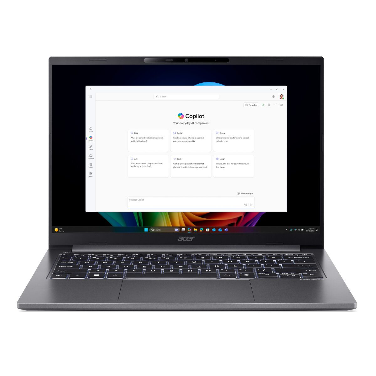 Acer TravelMate X4 | 14" WUXGA 120 Hz| Intel® Core™ Ultra 7 258V