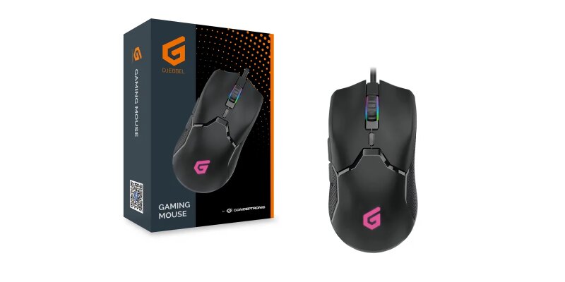 CONCEPTRONIC Gaming Maus DJEBBEL05B - Schwarz